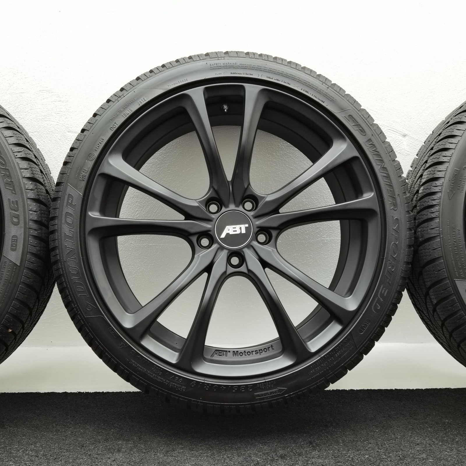 19 Zoll ABT Sportsline ER-C19 Matt black Winterräder / Dunlop SP Winter Sport 3D R01 235/40 R19 – Bild 6