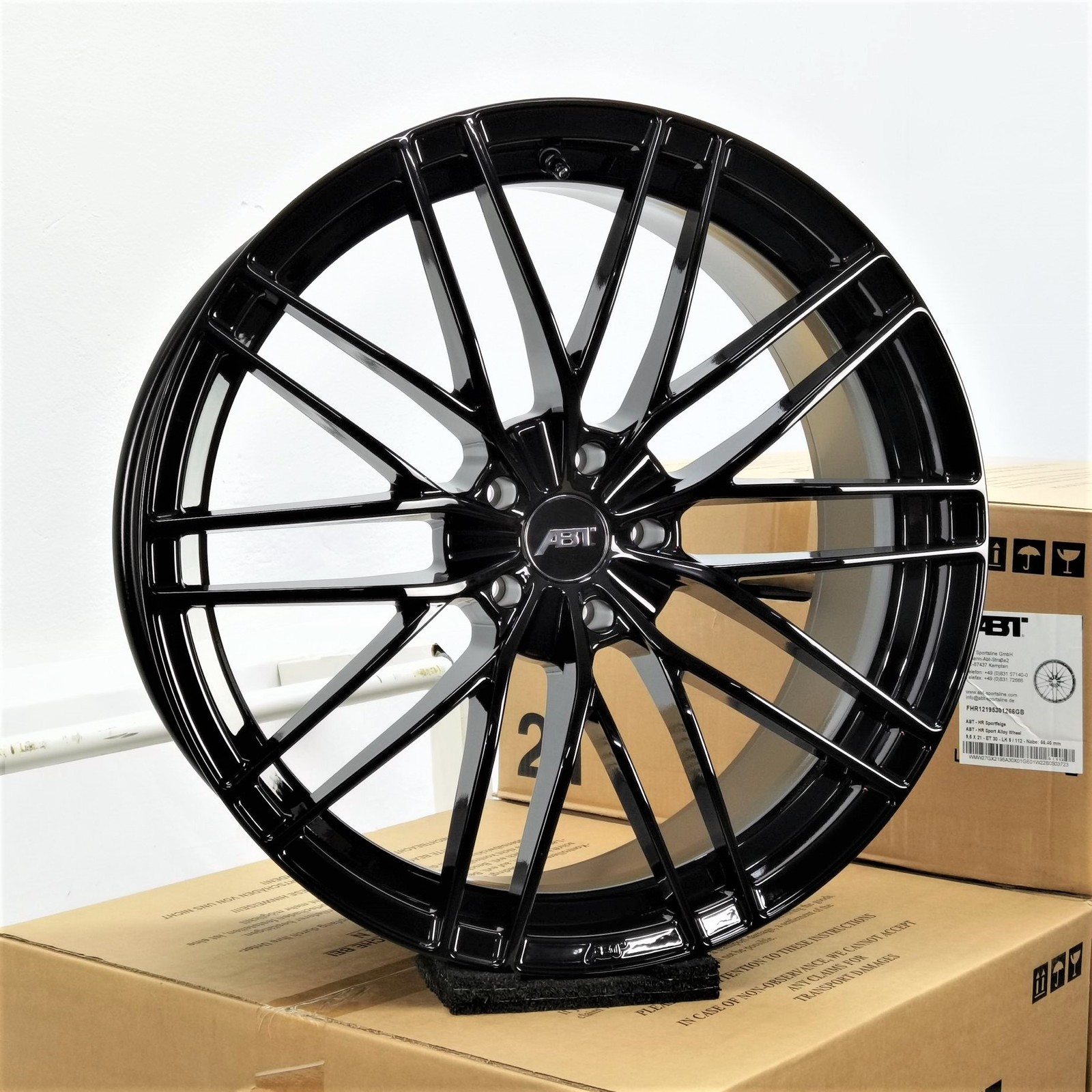 21 Zoll ABT Sportsline HR21 Glossy black Alufelgen – Bild 1
