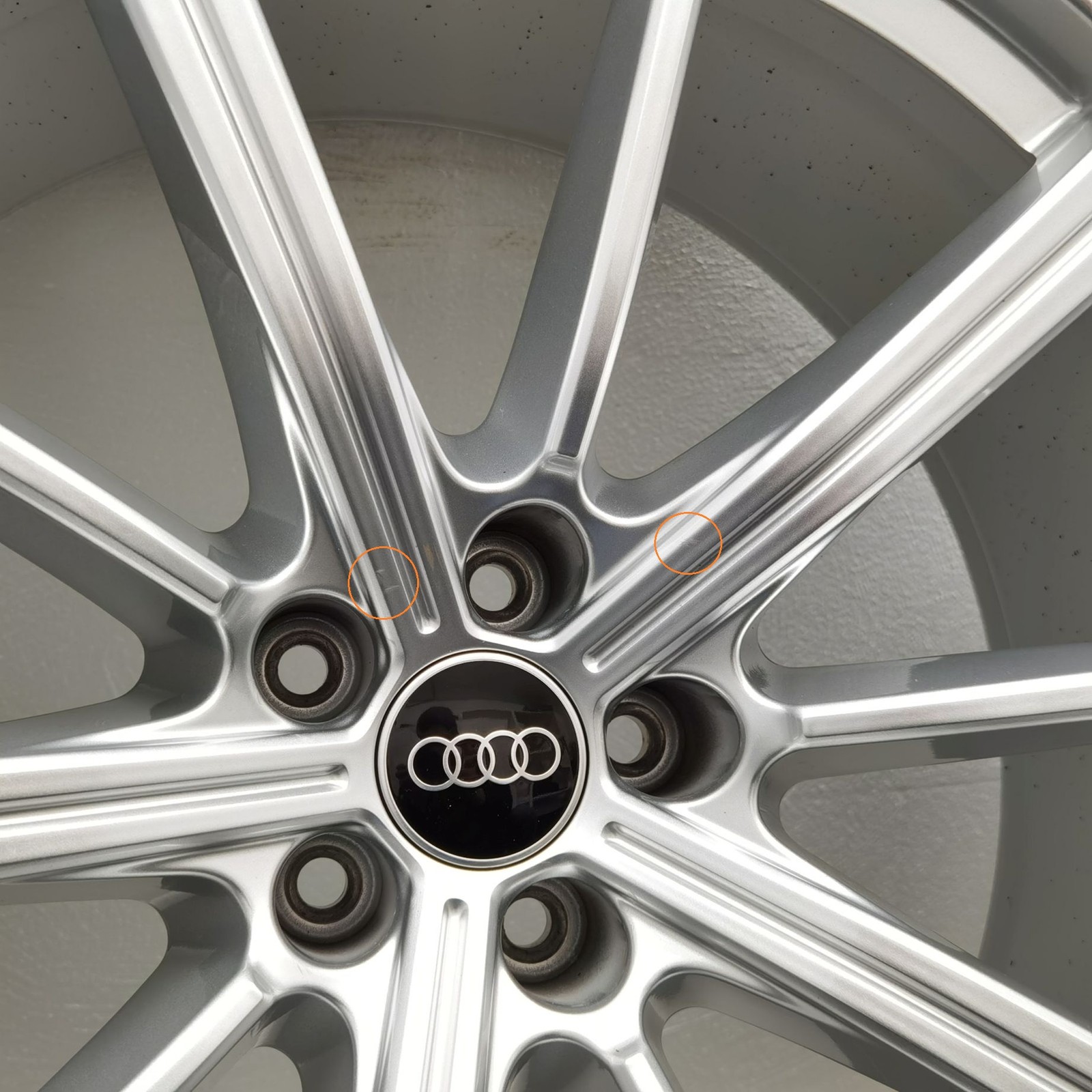 22 Zoll Audi 10-Speichen-Stern Silber Sommerräder / Hankook Ventus S1 evo3 SUV (K127A) 295/40 R22 – Bild 5