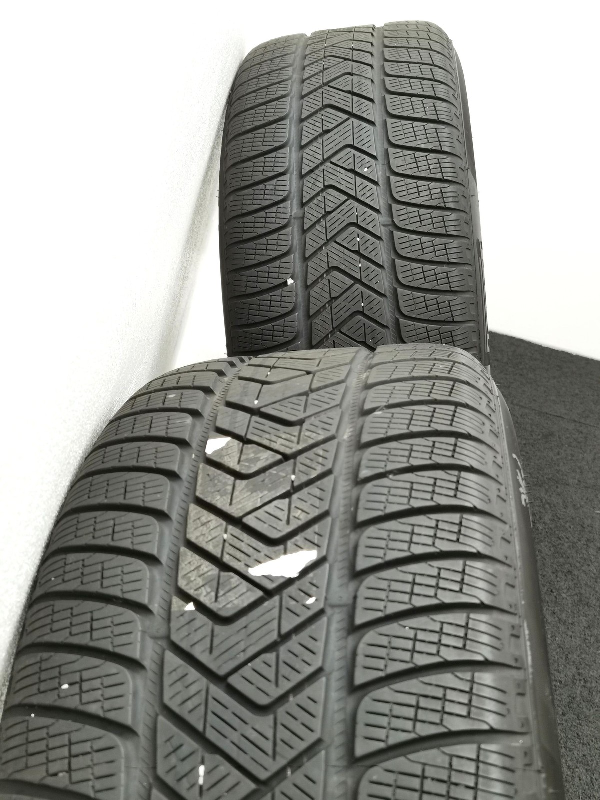 19 Zoll Porsche Design Rad Silber Winterräder / Pirelli Scorpion Winter 235/55 R19 – Bild 3
