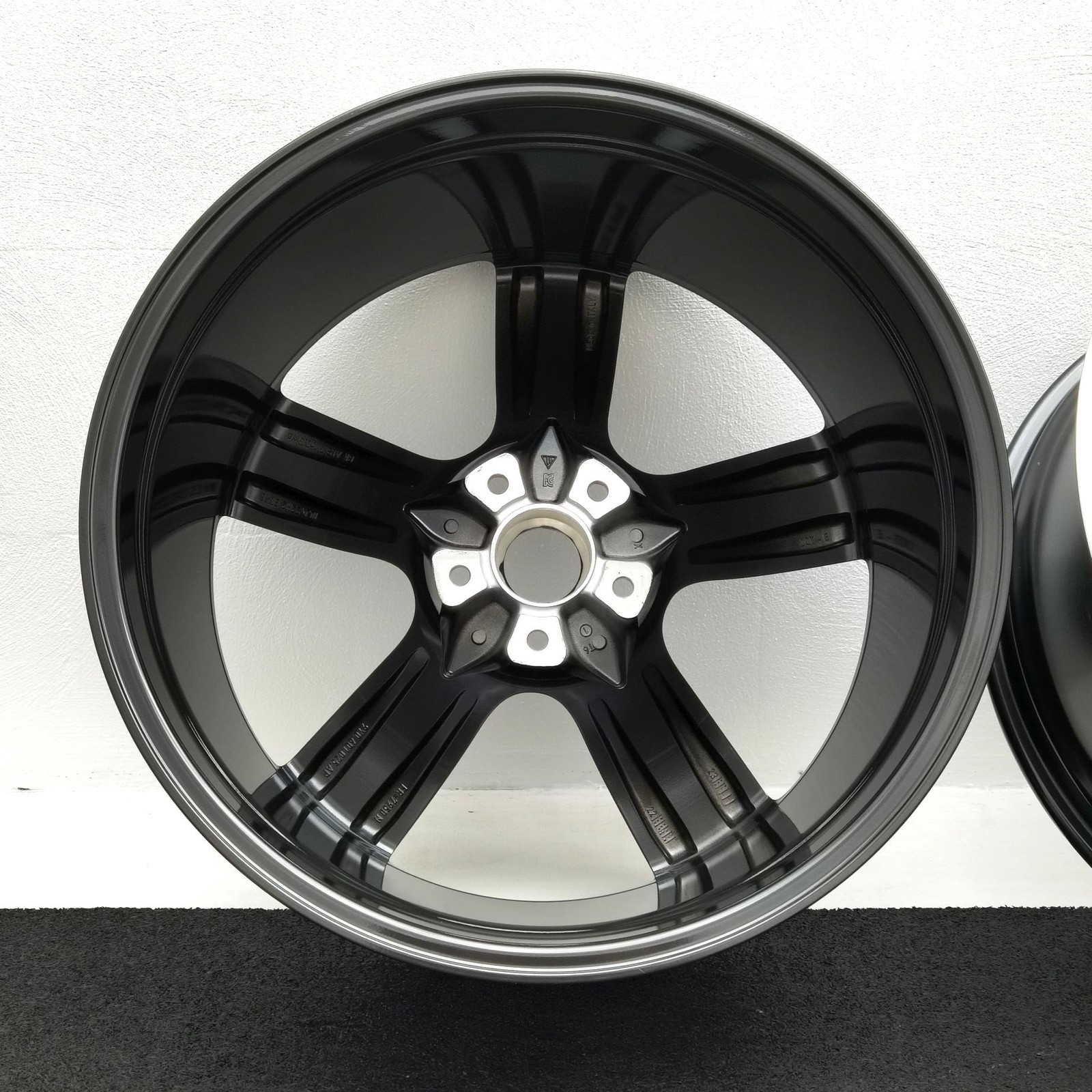 22 Zoll Porsche Sport Classic Schwarz glänzend Alufelgen – Bild 4