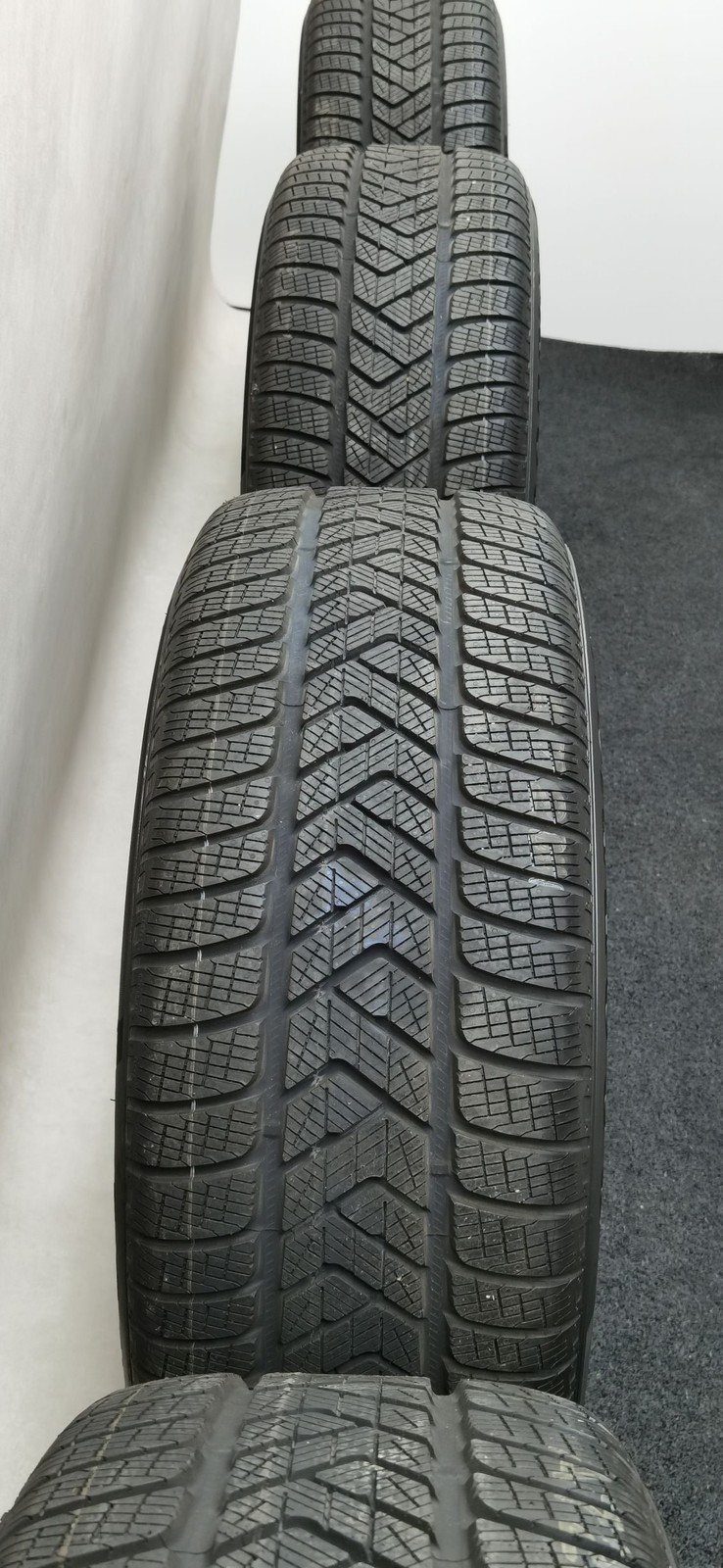 19 Zoll Mercedes-Benz 5-Doppelspeichen Grau glänzend, glanzgedreht Winterräder / Pirelli Scorpion Winter MO 255/50 R19 – Bild 2