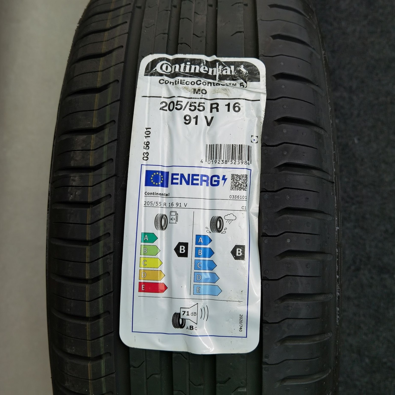 16 Zoll Mercedes-Benz 5-Doppelspeichen Schwarz glänzend Sommerräder / Continental ContiEcoContact 5 MO 205/55 R16 – Bild 3