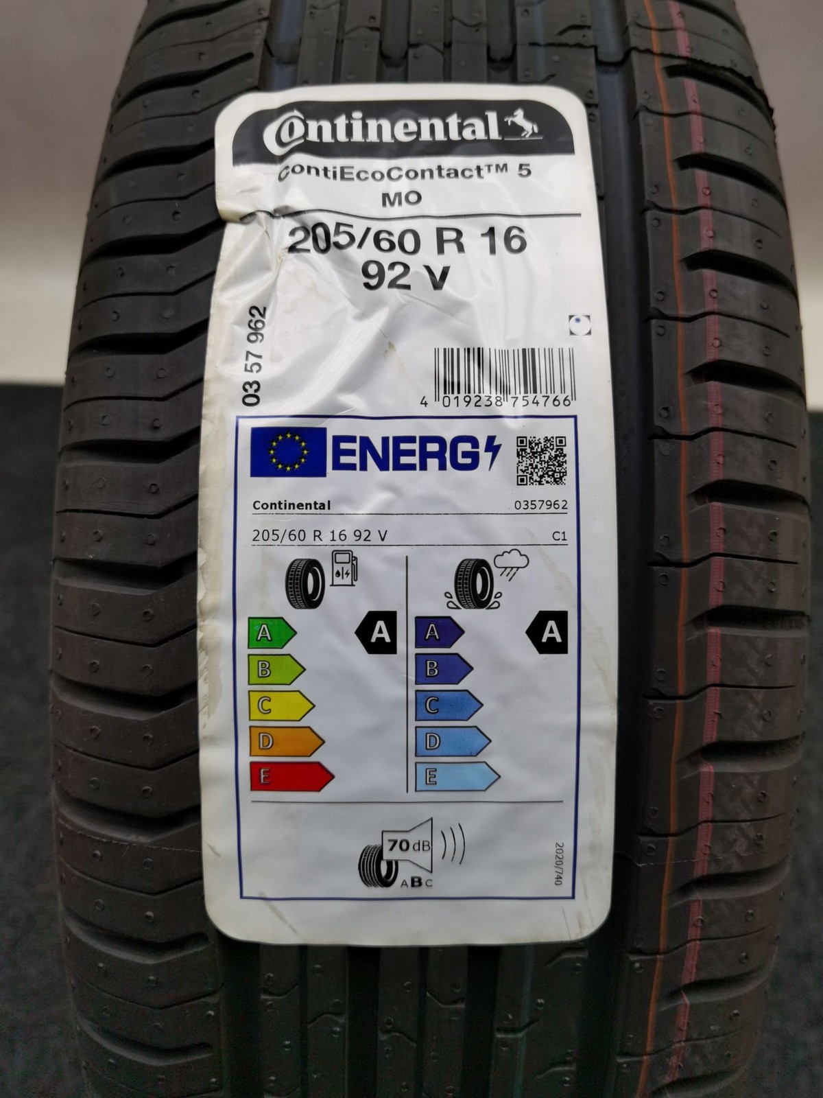 Continental ContiEcoContact 5 MO 205/60 R16 Sommerreifen – Bild 2