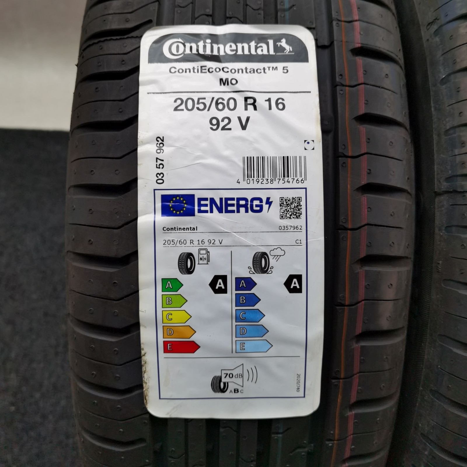 Continental ContiEcoContact 5 MO 205/60 R16 Sommerreifen – Bild 2