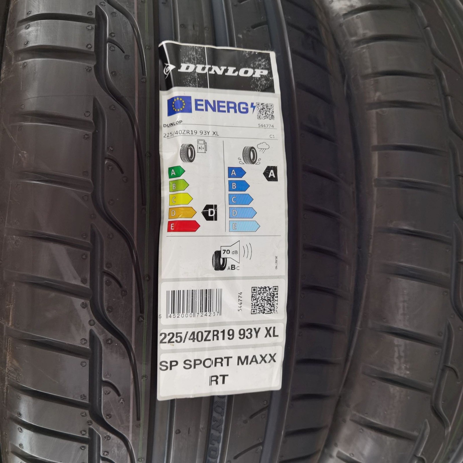Dunlop Sport Maxx RT MO 225/40 R19 Sommerreifen – Bild 2