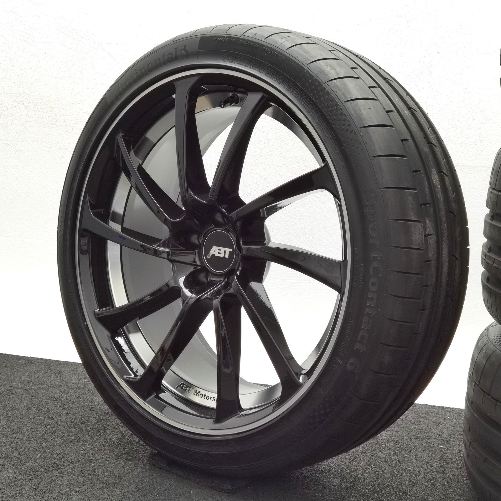 21 Zoll ABT Sportsline DR21 Glossy black, glanzgedreht Sommerräder / Continental SportContact 6 (AO) 275/35 R21 – Bild 4