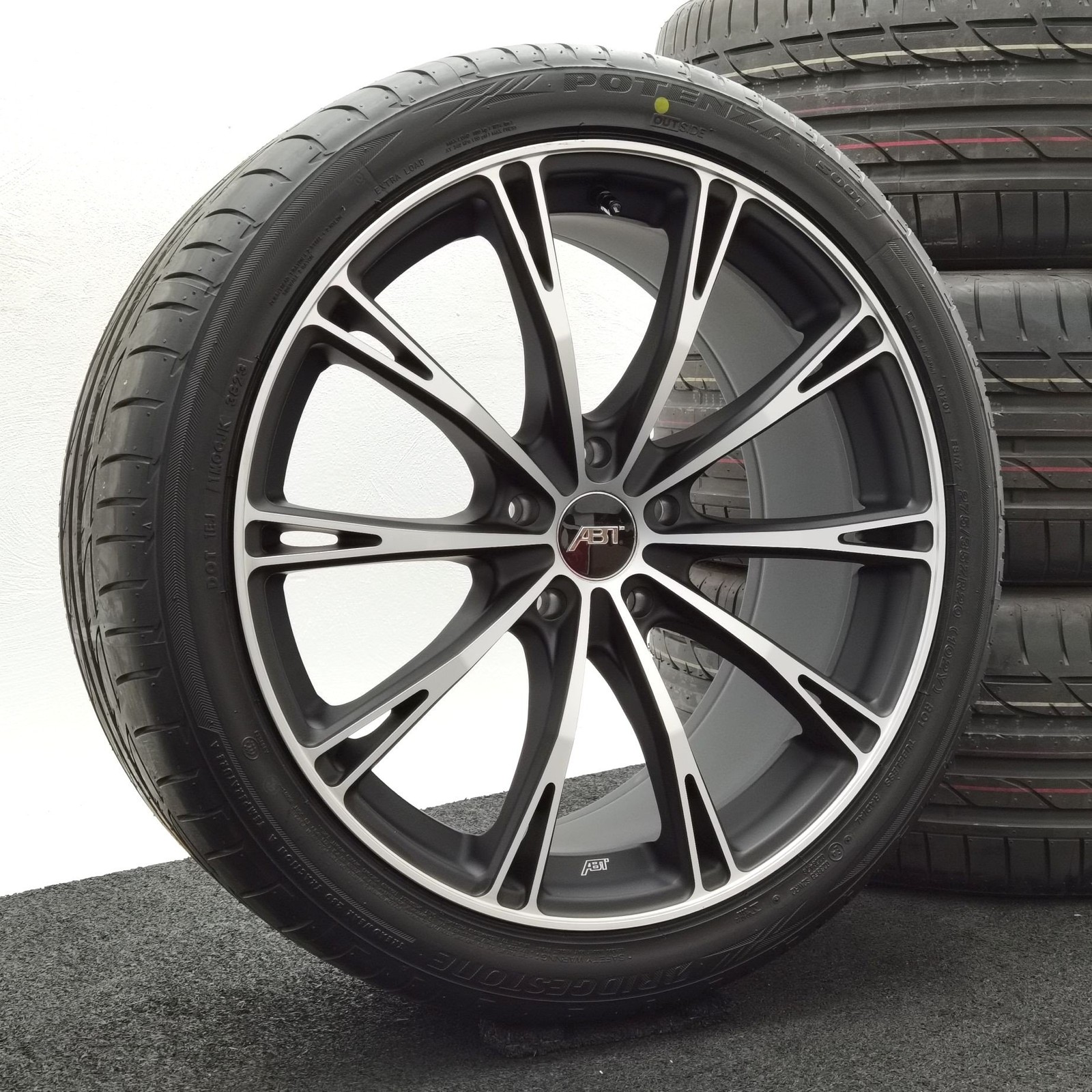 20 Zoll ABT Sportsline GR20 Matt black, glanzgedreht Sommerräder / Bridgestone Potenza S001 AO 275/35 R20 – Bild 4