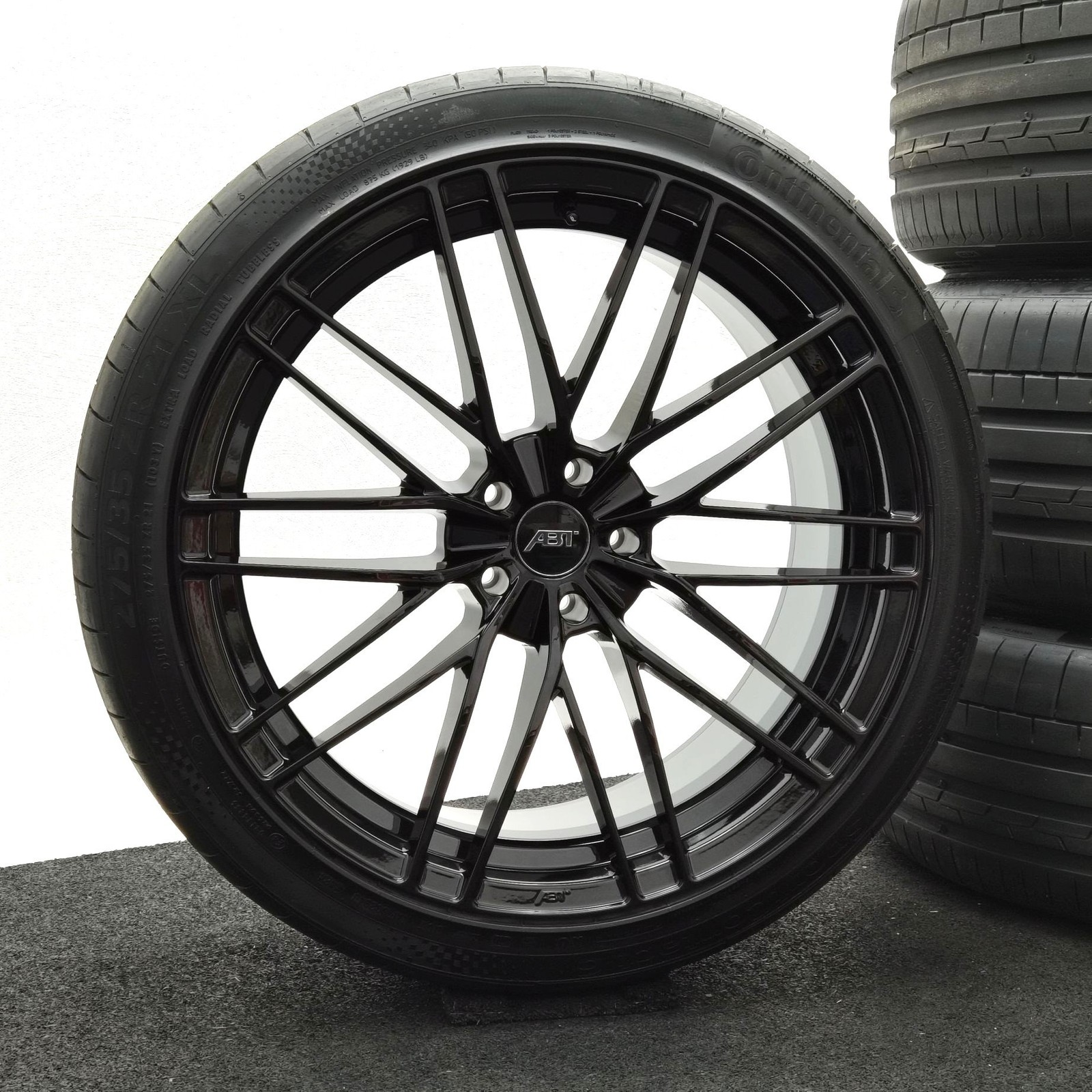 21 Zoll ABT Sportsline HR21 Glossy black Sommerräder / Continental SportContact 6 (AO) 275/35 R21 – Bild 3