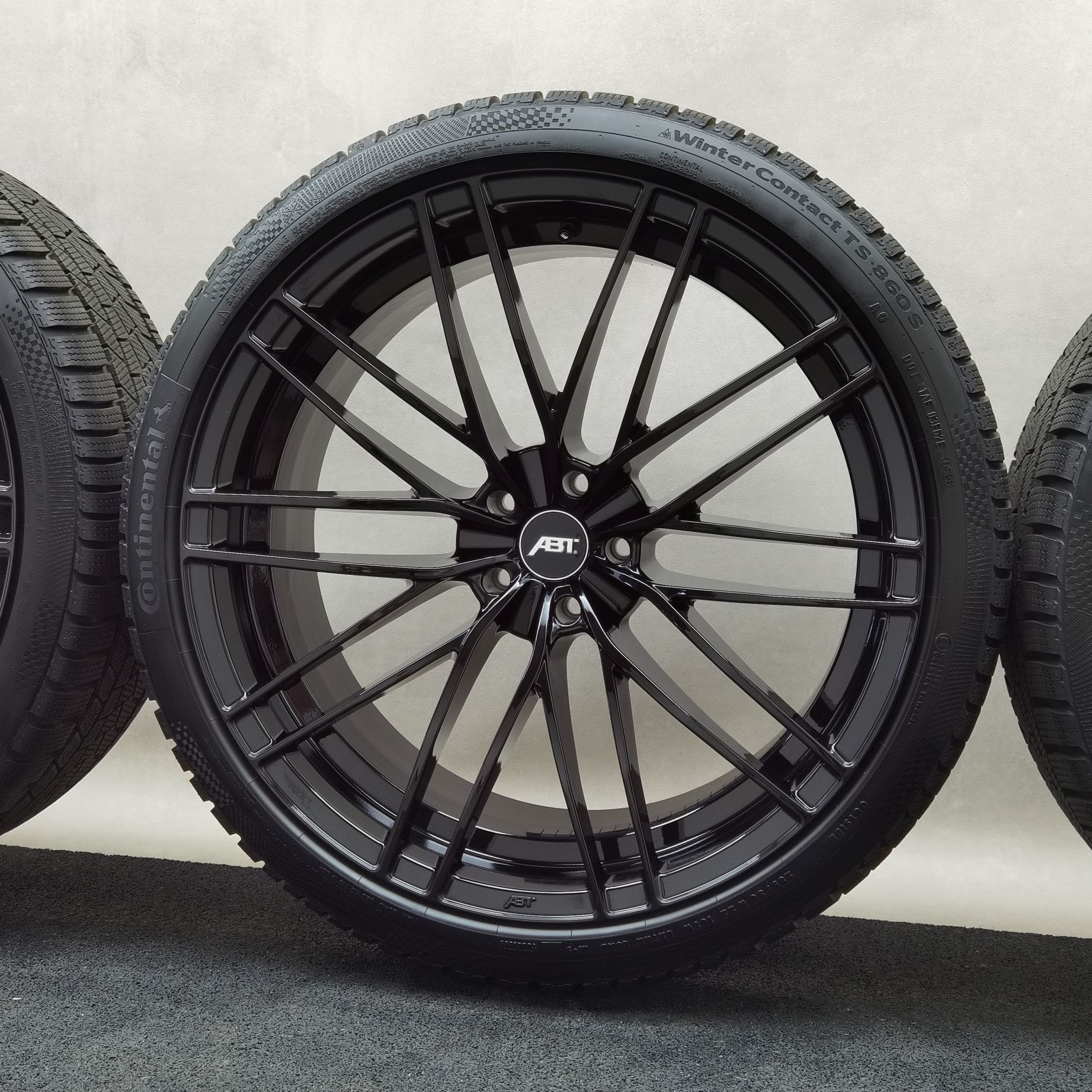 22 Zoll ABT Sportsline HR22 Glossy black Winterräder / Continental WinterContact TS 860 S (AO) 285/30 R22 – Bild 5