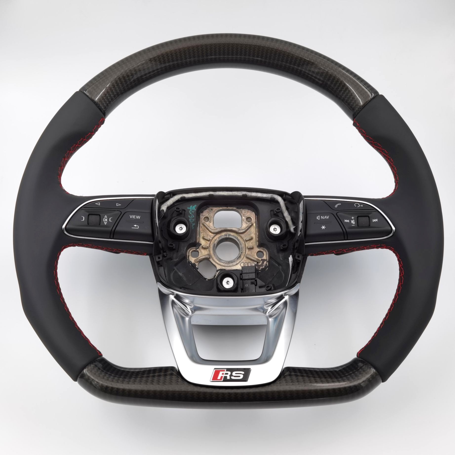 ABT Carbon Leder Lenkrad Audi Q5 SQ5 FY Q7 SQ7 4M Original abgeflacht – Bild 1