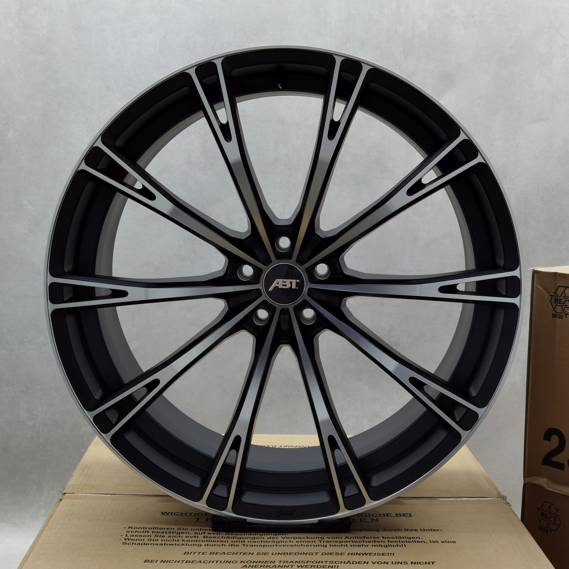 23 Zoll ABT Sportsline GR23 Matt black, glanzgedreht Alufelgen – Bild 3