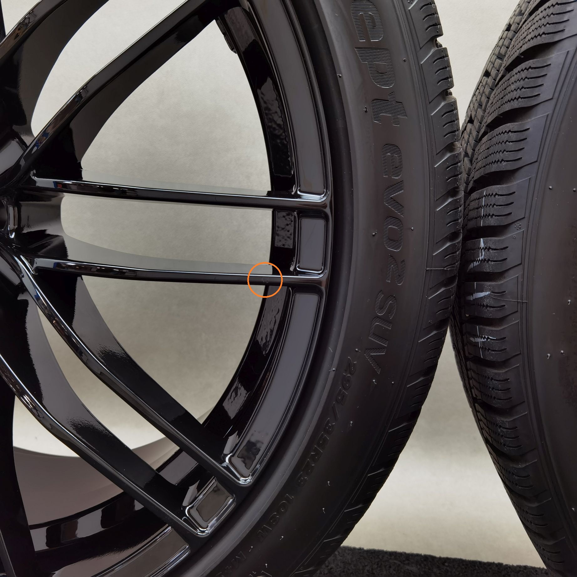 23 Zoll ABT Sportsline HR23 Glossy black Winterräder / Hankook Winter i*cept evo2 SUV W320A AO 295/35 R23 – Bild 6