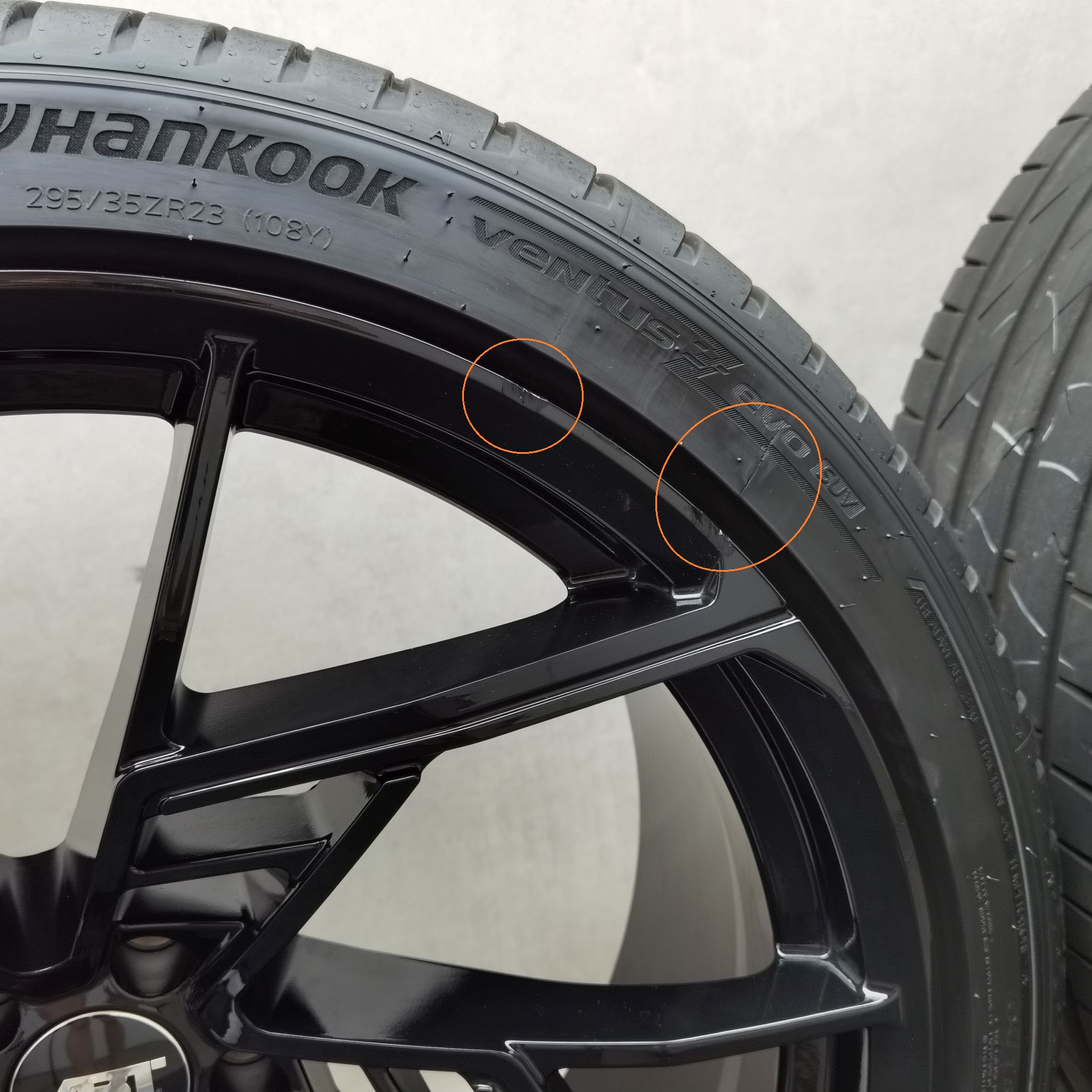 23 Zoll ABT Sportsline IR23 Glossy black Sommerräder / Hankook Ventus evo SUV 295/35 R23 – Bild 6