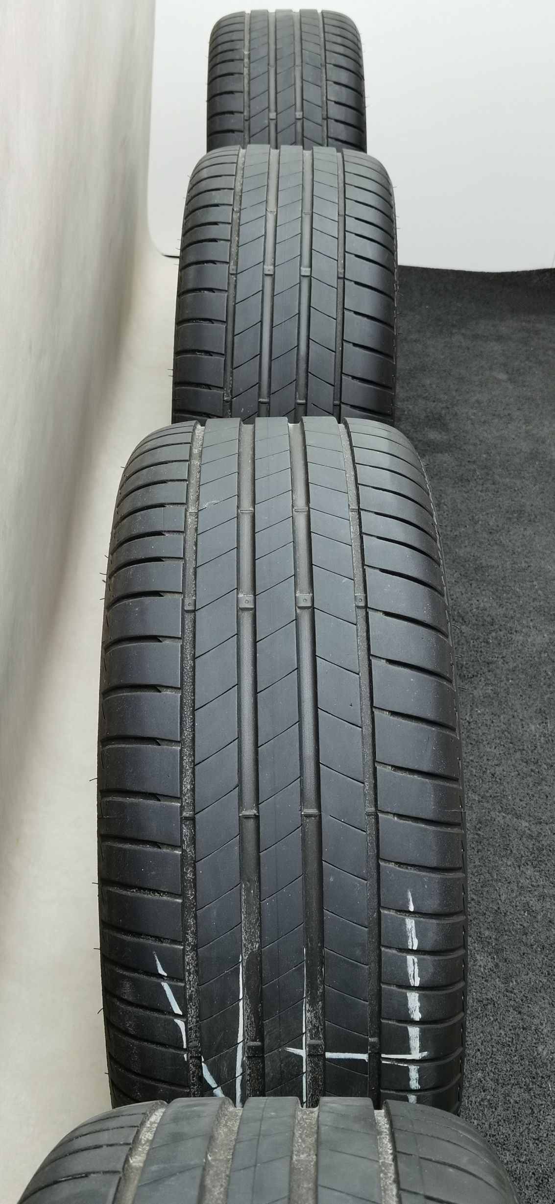 21 Zoll Audi 5-Doppelspeichen Grau Sommerräder / Bridgestone Turanza T005 B-Silent AO 255/35 R21 – Bild 2
