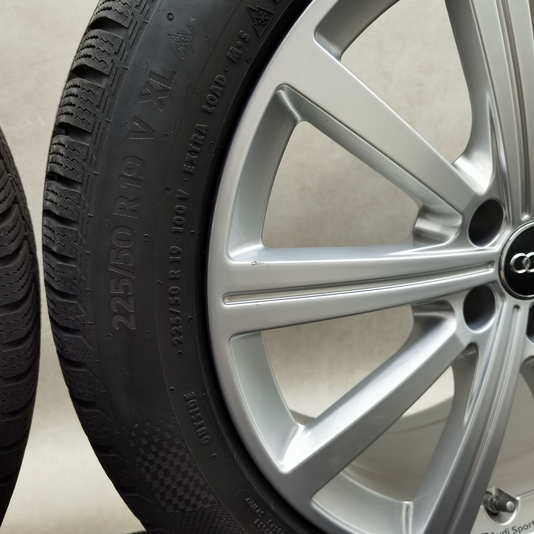 19 Zoll Audi 10-Speichen-Stern Silber Winterräder / Continental WinterContact TS 860 S (AO) 225/50 R19 – Bild 5